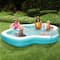 Funsicle 10ft. Teal & White Shimmer Party Lounge Pool